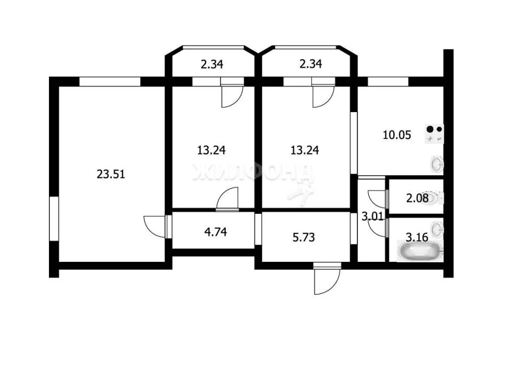 Продажа квартиры, Новосибирск, Виктора Уса - Фото 10