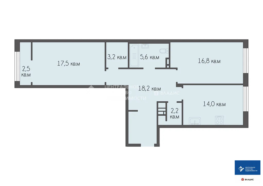 Продажа квартиры в новостройке, Рязань, ул. Ленинского Комсомола - Фото 3