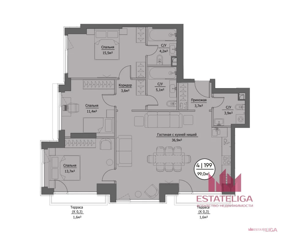 Продажа квартиры, 1-й Сетуньский проезд - Фото 1