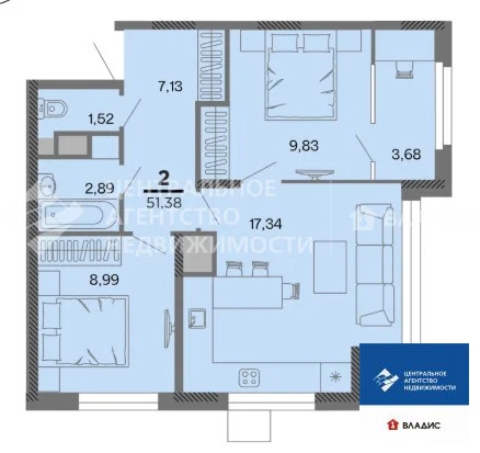 Продажа квартиры в новостройке, Рязань, жилой комплекс Метропарк - Фото 8