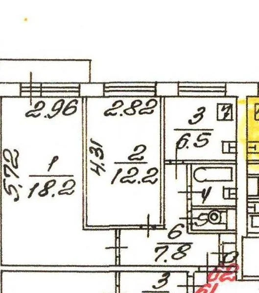 Продам 2-комн. квартиру 47.2 кв.м. - Фото 2