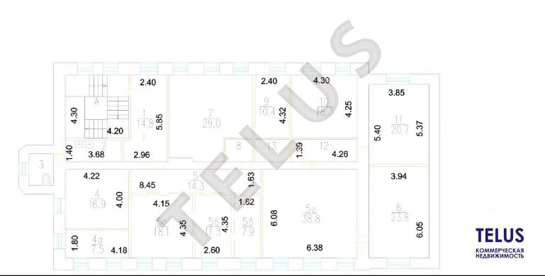 м. Курскаяул Нижняя сыромятническая 1005м2 Здание (ном. объекта: 8436) - Фото 12
