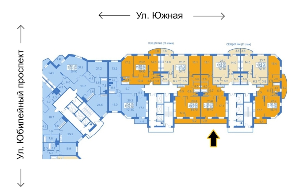 Карта реутов юбилейный проспект