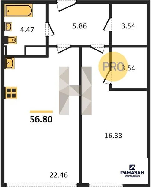 Продажа квартиры в новостройке, Казань, Генерала Ерина ул. - Фото 1