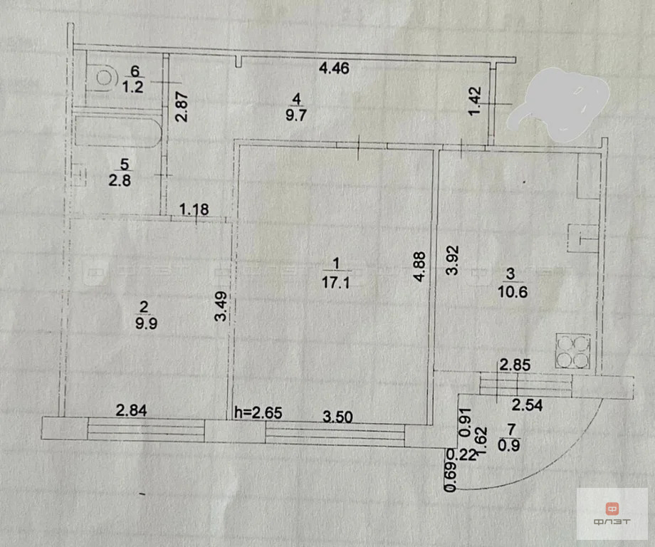 Продажа квартиры, Казань, ул. Абсалямова - Фото 23