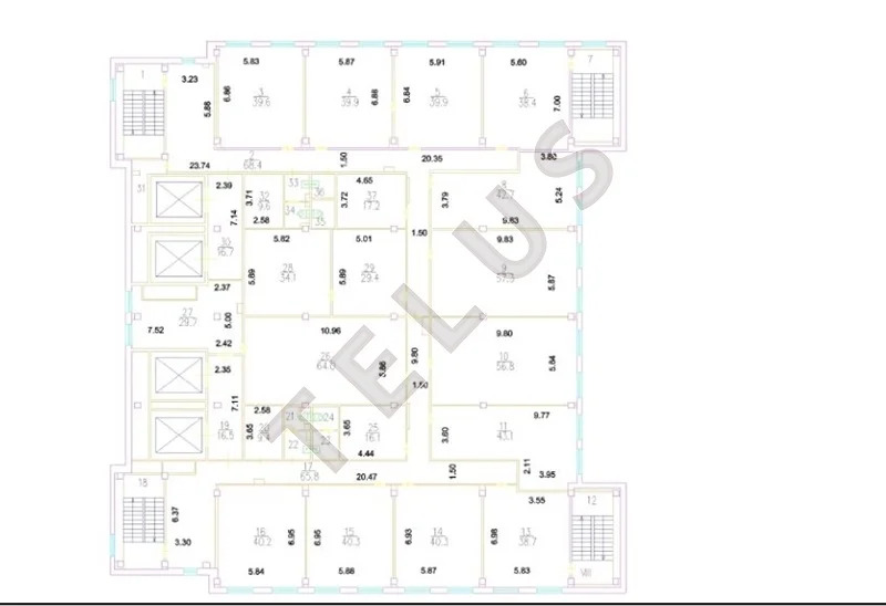 м. Сокольники, ул. Шумкина, 8350 м2, Бизнес-центр (ном. объекта: 8027) - Фото 13