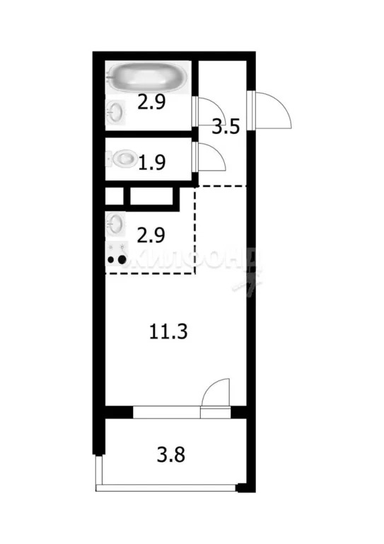 Продажа квартиры, Новосибирск, ул. Бурденко - Фото 12