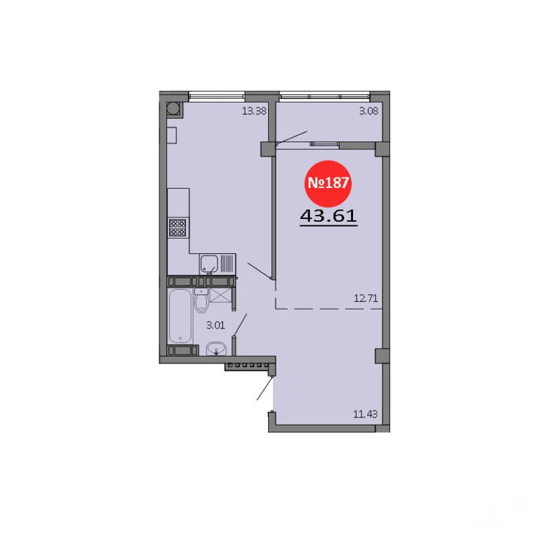 Продажа квартиры в новостройке, Белоглинка, Симферопольский район, ... - Фото 2