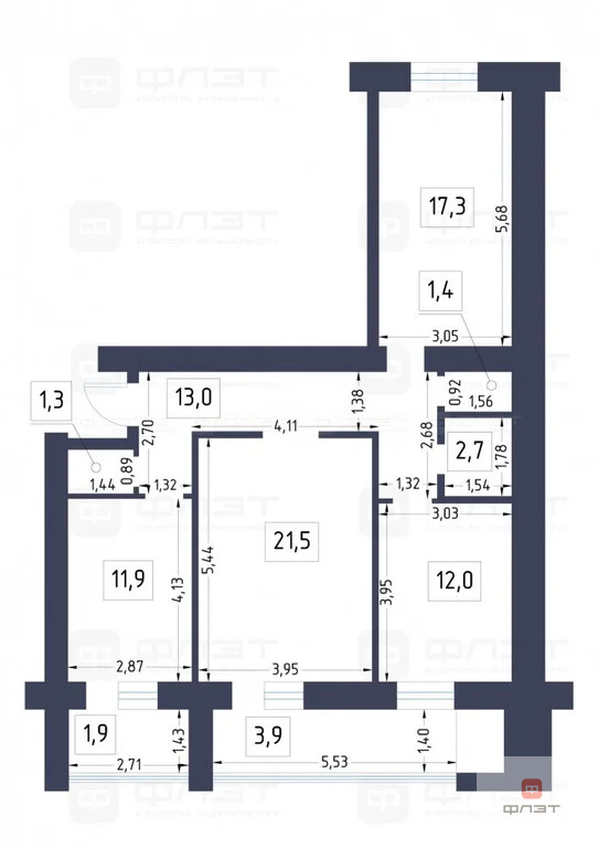 Продажа квартиры, ж/д станции Высокая Гора, Высокогорский район, ул. ... - Фото 5