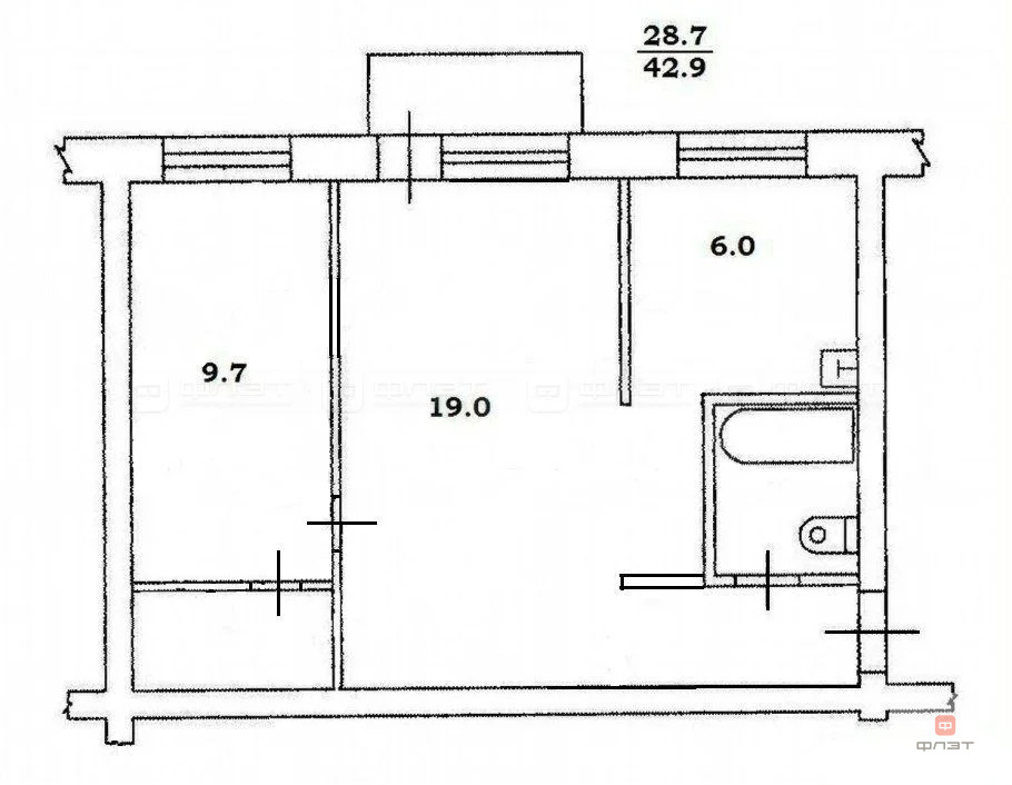 Продажа квартиры, Казань, тракт. Сибирский - Фото 18