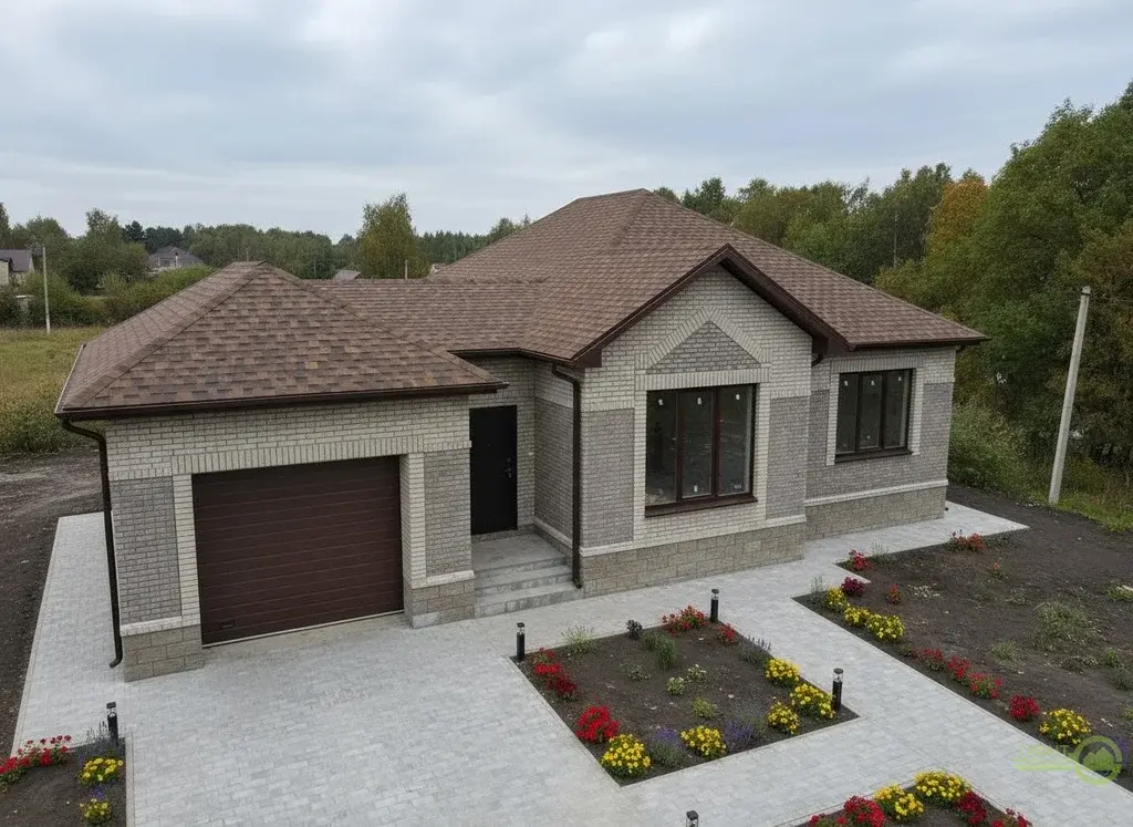 Новый дом 180 м2 с гаражом  в Дубовое - Фото 2