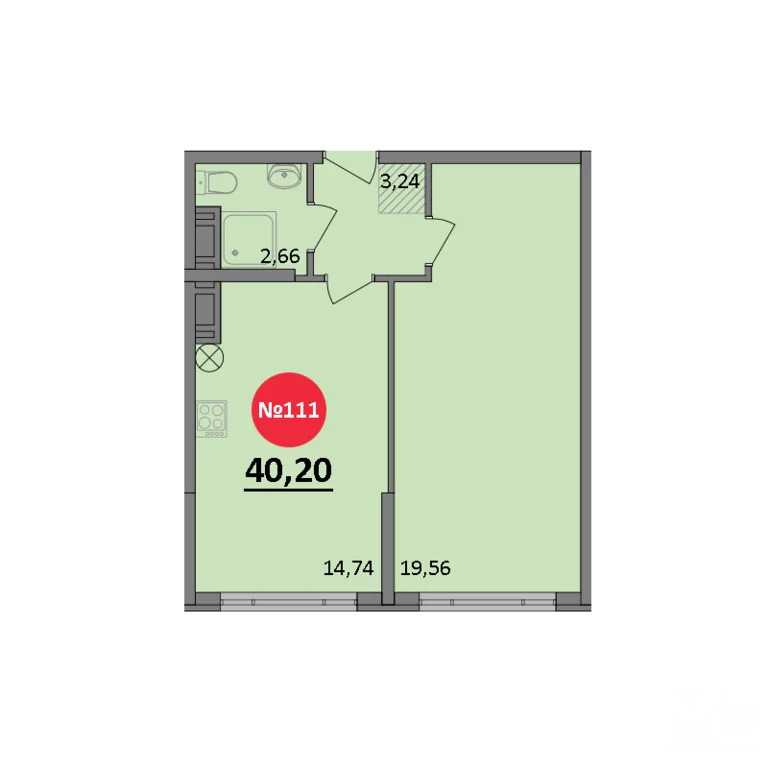 Продажа квартиры в новостройке, Черноморское, Черноморский район, ул. ... - Фото 1