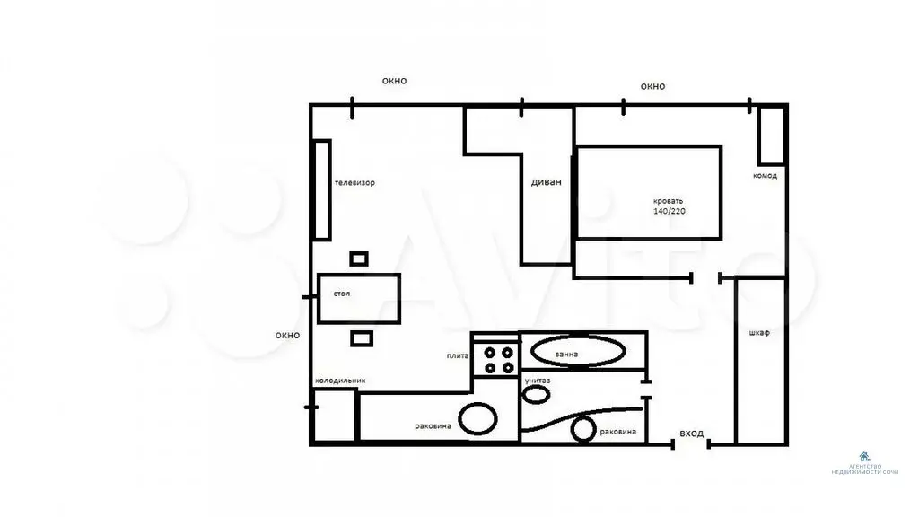 2-к. квартира, 40 м, 2/6 эт. - Фото 19