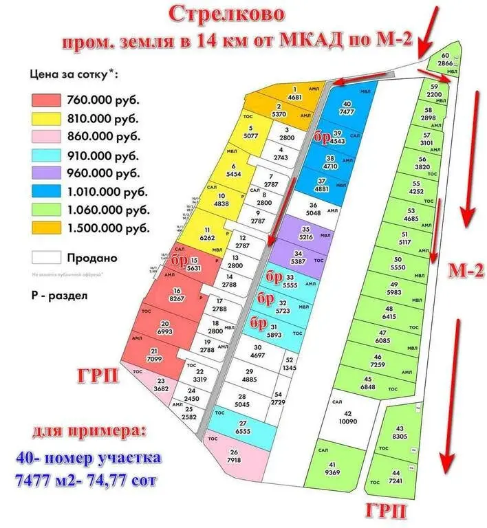 Пром. участок 100,51 сот для бизнеса, склад в 15 км от МКАД по М-2 - Фото 1