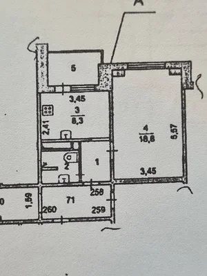 1-к. квартира, 33 м, 7/17 эт. в Подольске - Фото 4