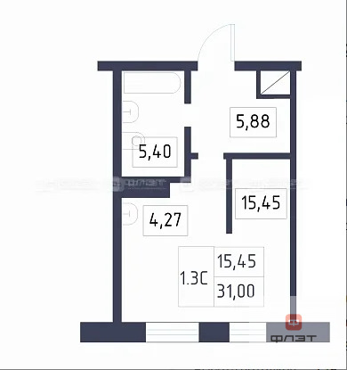 Продажа квартиры в новостройке, Казань, проезд. Детский - Фото 2