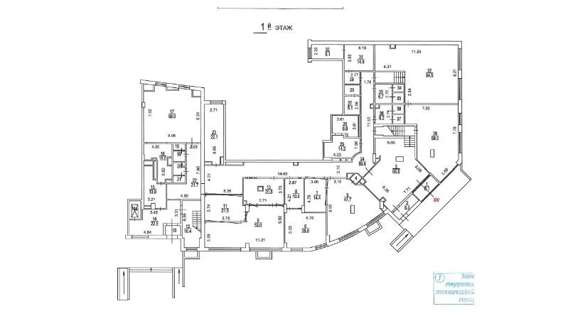 Аренда офиса 1727.5 м2 - Фото 3