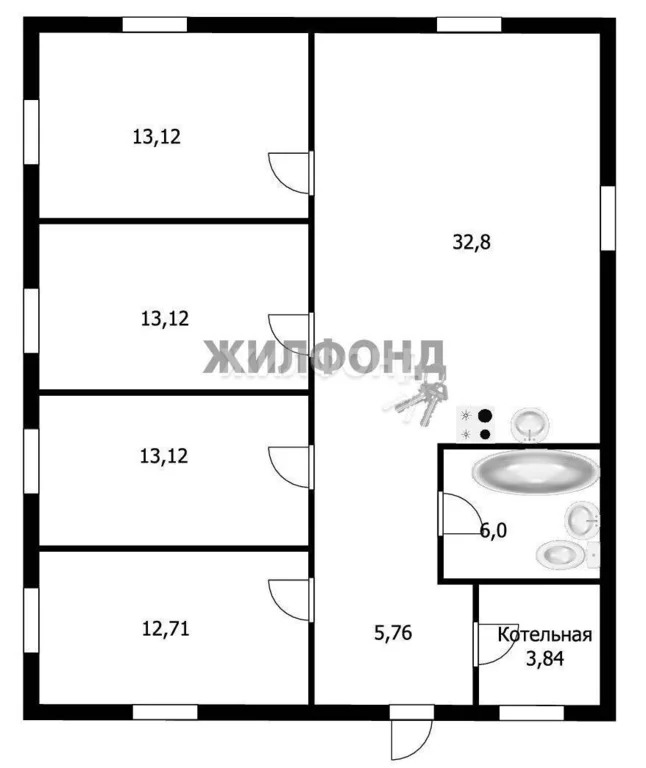 Продажа дома, Марусино, Новосибирский район, Ежевичная - Фото 6