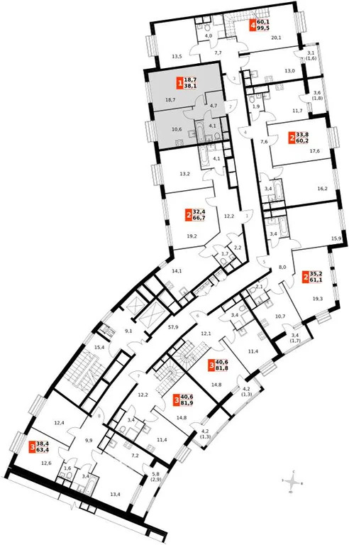 Продам 1-комн. квартиру 38.1 кв.м. - Фото 4
