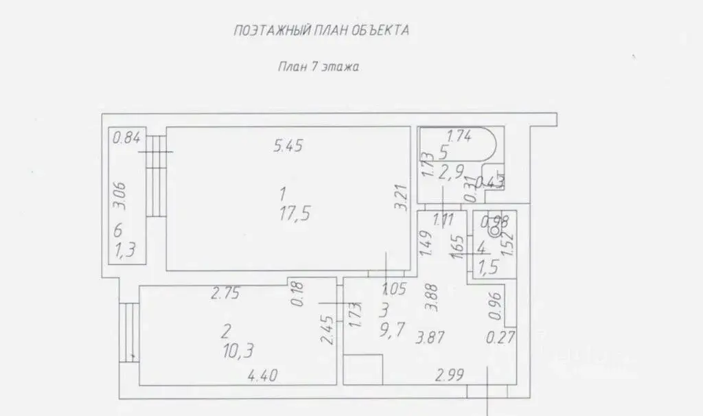 Продажа однокомнатной квартиры 43.0м просп. Альберта Камалеева, 34А, . - Фото 1