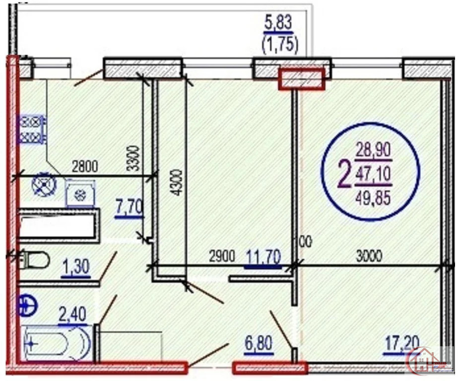 Продажа квартиры, Краснодар, Евгении Жигуленко улица - Фото 2