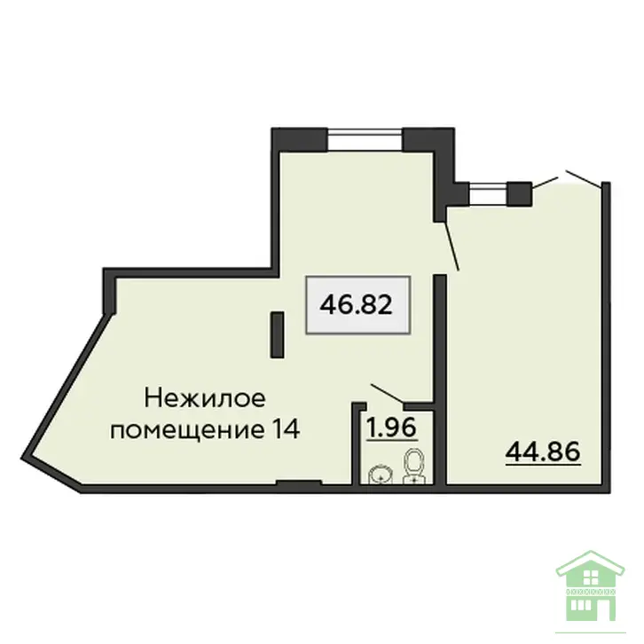 Продажа нежилое помещение 47 кв м Воронеж, ул. Херсонская, 21а - Фото 5