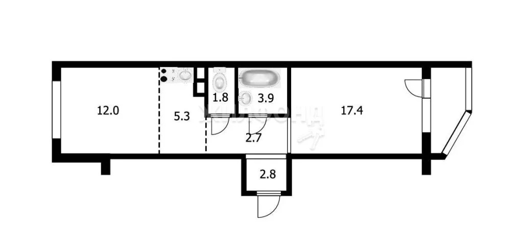 Продажа квартиры, Новосибирск, Ясный Берег - Фото 10