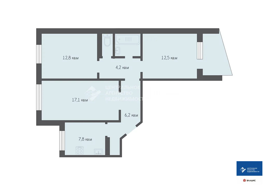 Продажа квартиры, Рязань, ул. Зубковой - Фото 0