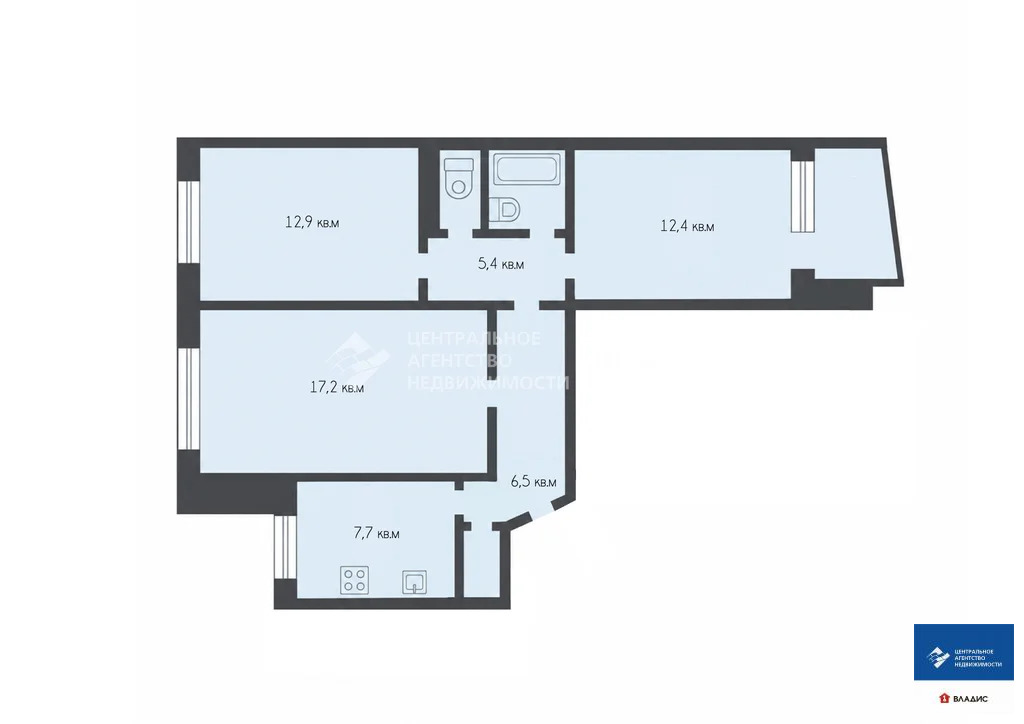 Продажа квартиры, Рязань, Шереметьевский проезд - Фото 19