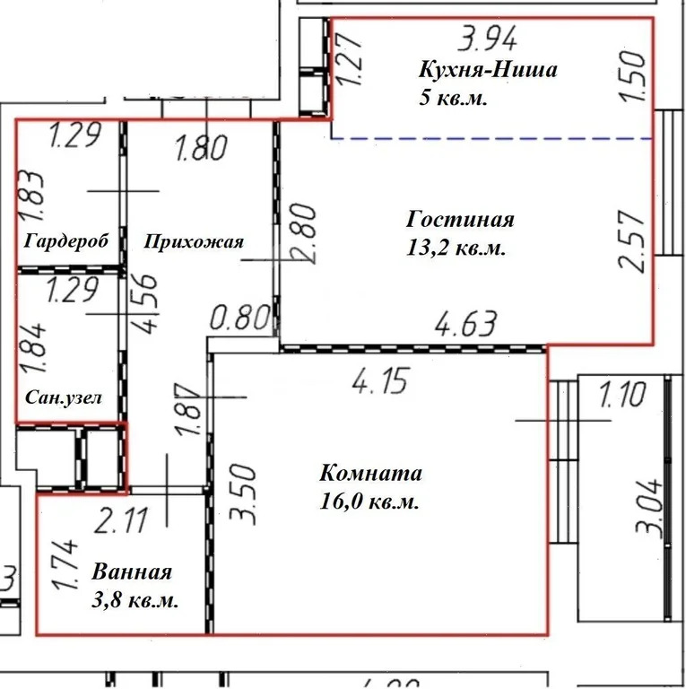 Продажа 2-комн. кв-ры, МО, Красногорск, Золотая аллея, д. 4 - Фото 36