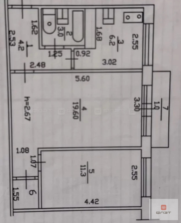 Продажа квартиры, Казань, ул. Шамиля Усманова - Фото 14