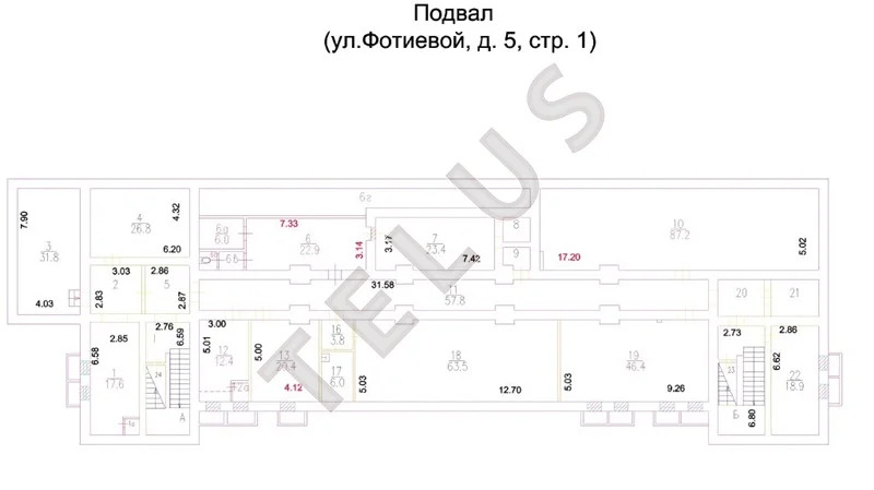 м. Ленинский проспект, ул. Фотиевой, 3034 м2, Здание (ном. объекта: ... - Фото 5