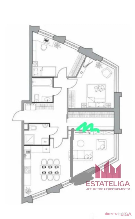 Аренда квартиры, ул. Лобачевского - Фото 25