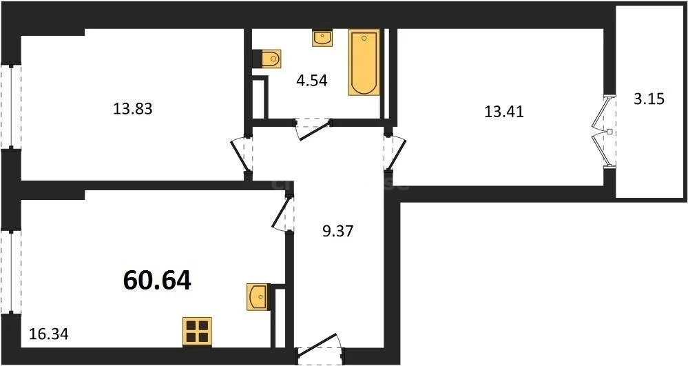 Продажа квартиры в новостройке, Севастополь, ул. Мате Залки - Фото 1