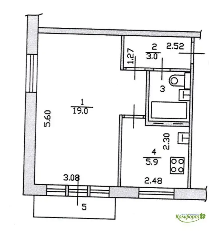 Продается 1 комнатная квартира в г. Раменское, ул. Космонавтов, д.16 - Фото 7