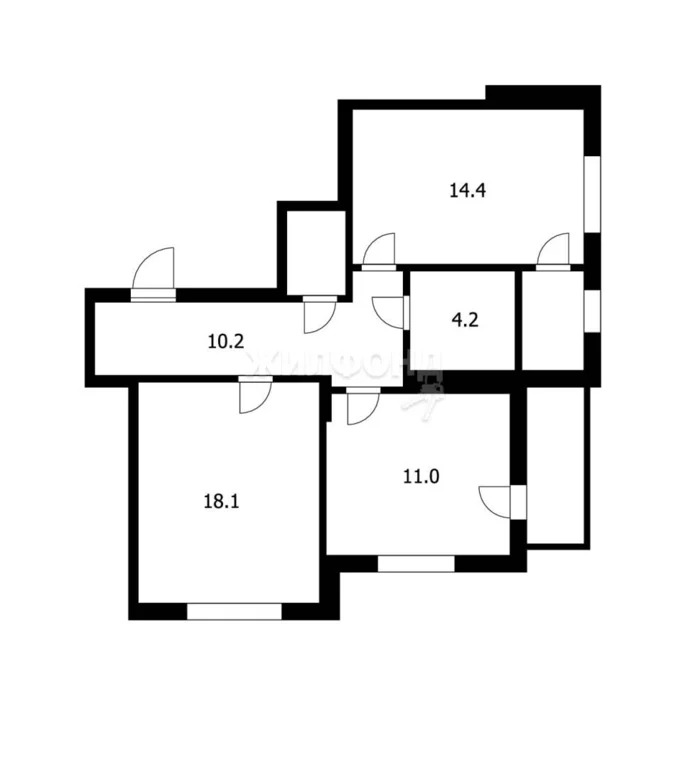 Продажа квартиры, Кольцово, Новосибирский район, Никольский проспект - Фото 16