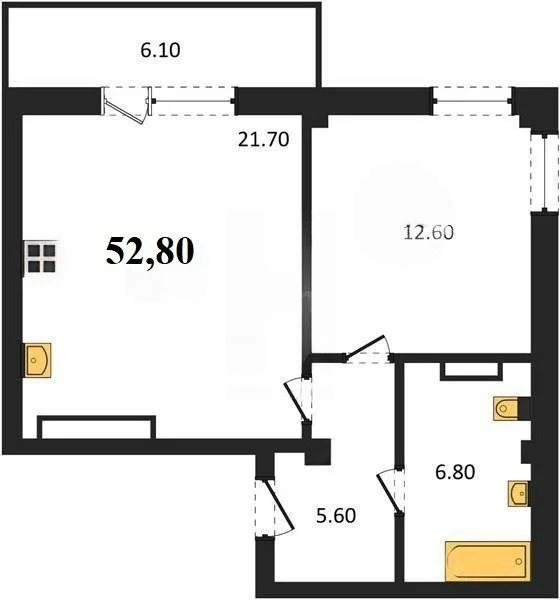 Продажа квартиры в новостройке, Севастополь, ул. Токарева - Фото 1