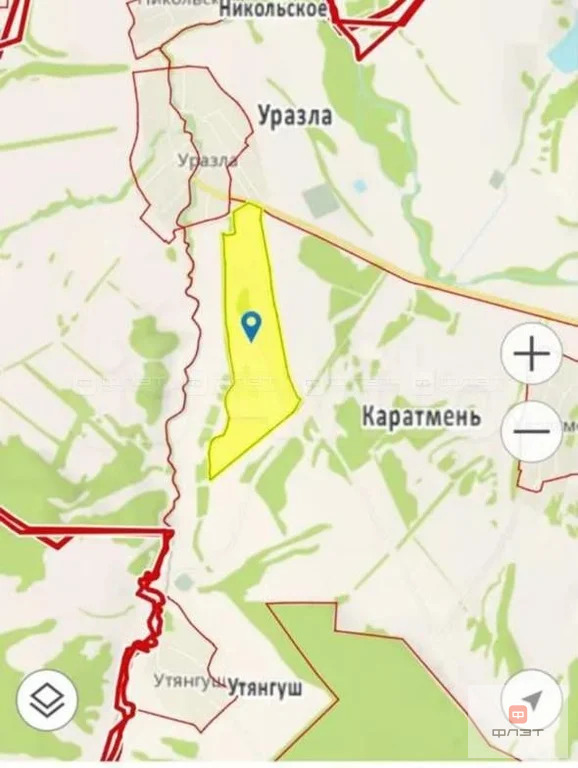 Продажа участка, Уразла, Зеленодольский район, ул. Дружбы - Фото 2