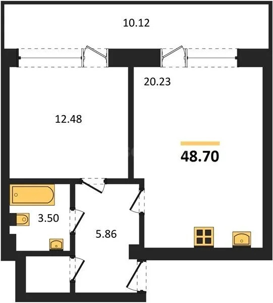 Продажа квартиры в новостройке, Севастополь, ул. Парковая - Фото 1
