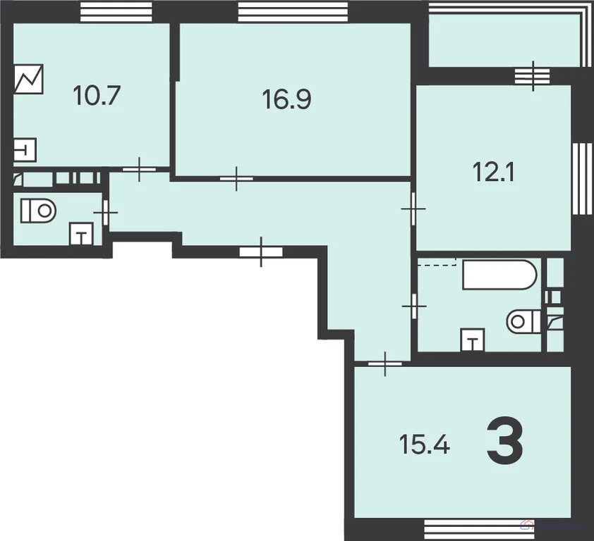 Продажа квартиры, Каширское ш. - Фото 6