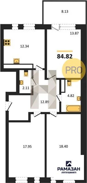 Продажа квартиры в новостройке, Усады, Лаишевский район, Горизонт ул. - Фото 1