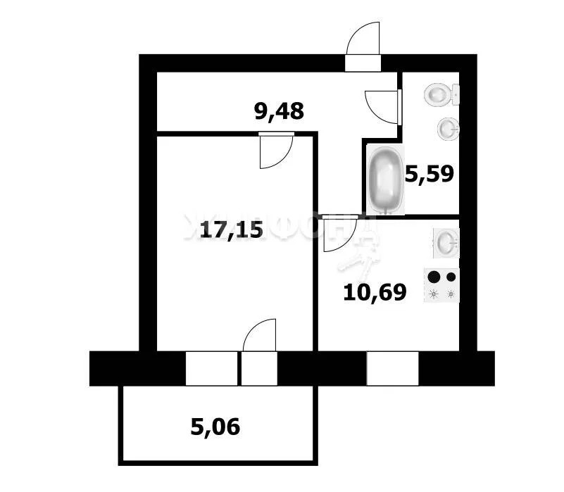 Продажа квартиры, Краснообск, Новосибирский район, 7-й микрорайон - Фото 7