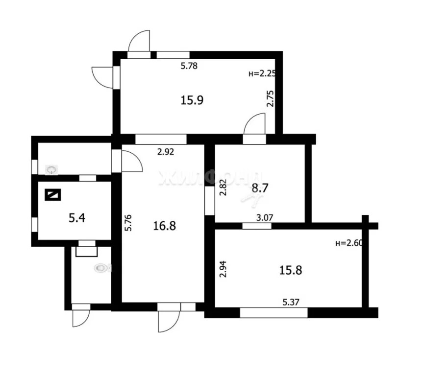 Продажа квартиры, Ленинское, Новосибирский район, ул. 50 лет Октября - Фото 10