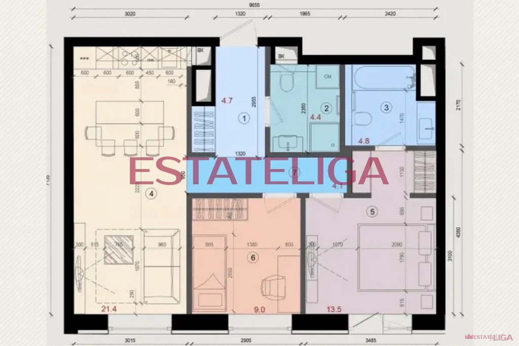 Аренда квартиры, Большая Филевская улица - Фото 1