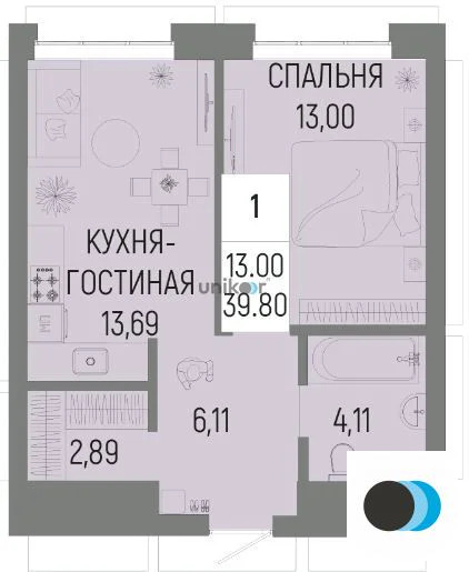 Продажа квартиры в новостройке, Уфа, ул. Рудольфа Нуреева - Фото 2