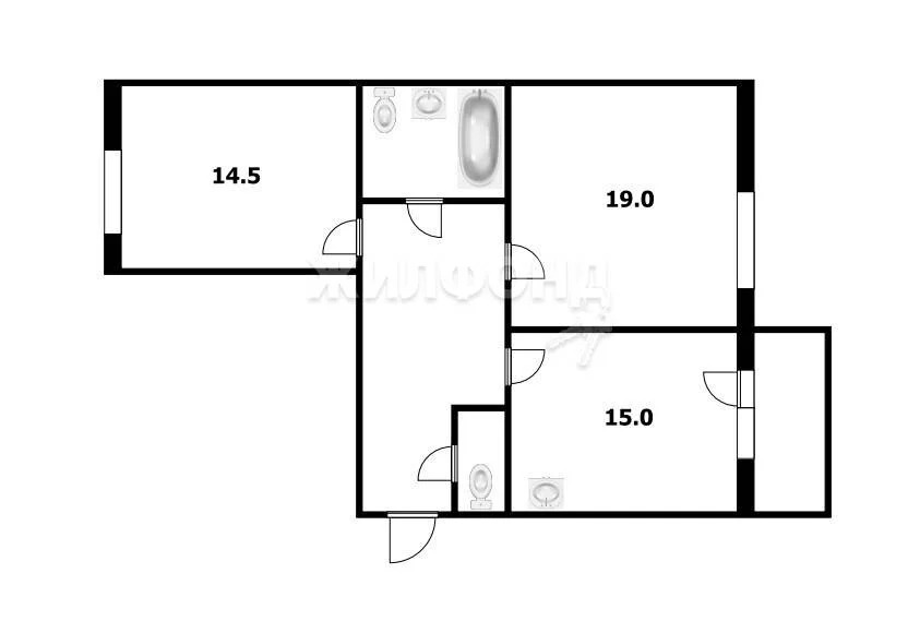 Продажа квартиры, Новосибирск, ул. Герцена - Фото 20