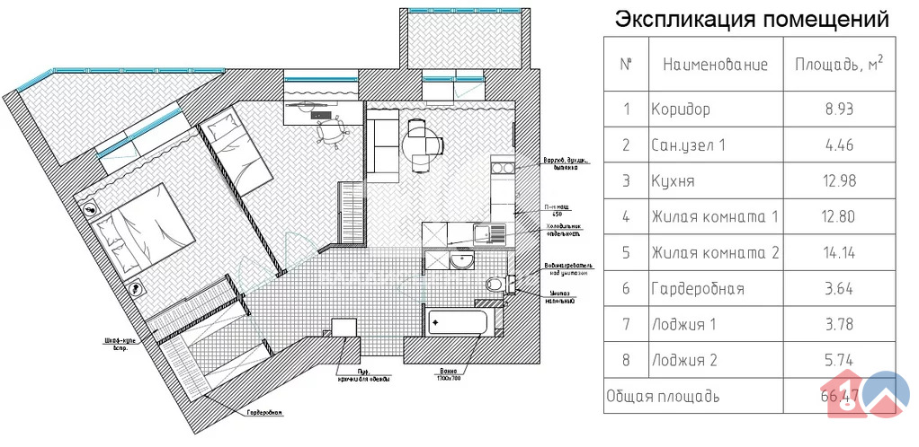 городской округ Новосибирск, Новосибирск, улица Бориса Богаткова, ... - Фото 9