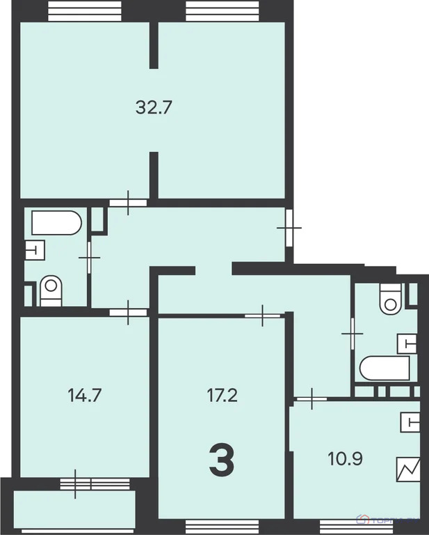 Продажа квартиры, Новомихайловское шоссе - Фото 6