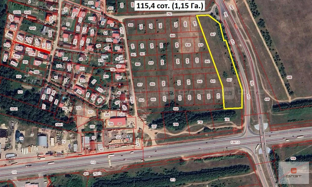Продажа участка, Озерный, Высокогорский район, ул. Полевая - Фото 3