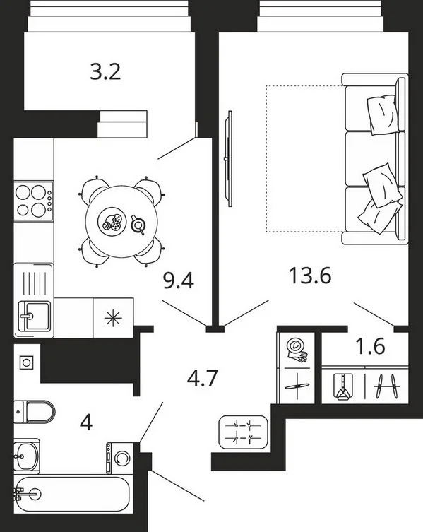 Продается квартира, 36.6 м - Фото 2